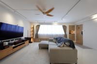 Minimalist Living Room at Resale 4 Room HDB @Bishan
