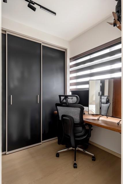 Asian Study with Mirror and Wardrobe