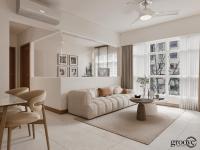 Minimalist Living Room at 282B Sengkang
