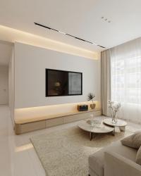 Contemporary Living Room at 95A Circuit Rd