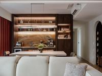 Contemporary Dining Room at Ecopolitan Condo
