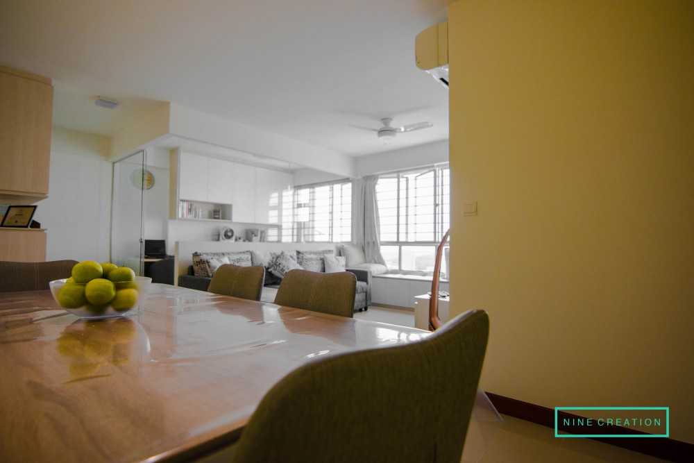 Modern Dining Room with Settee and Downlights