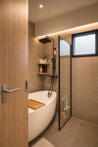 Scandinavian Bathroom at ParkEdge @ Bidadari