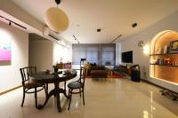 Contemporary Living Room at 5 Room HDB @ Tengah Central