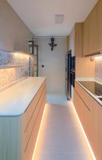Asian Kitchen at 269 Toa Payoh - Elegant Coastal Tropical Modern Living