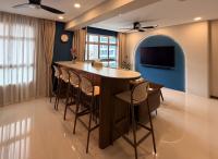 Asian Dining Room at 269 Toa Payoh - Elegant Coastal Tropical Modern Living