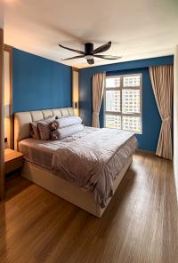 Asian Bedroom at 269 Toa Payoh - Elegant Coastal Tropical Modern Living