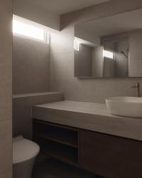 Minimalist Bathroom at 2 Tanjong Pagar Plaza