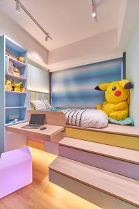 Eclectic Kids Room at Astro House