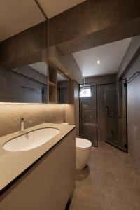 Contemporary Bathroom at 5 Room HUDC @ Marine Vista