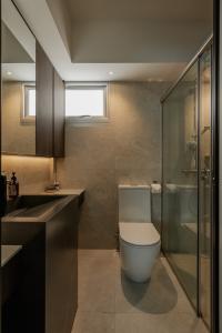 Contemporary Bathroom at Upper Serangoon Crescent
