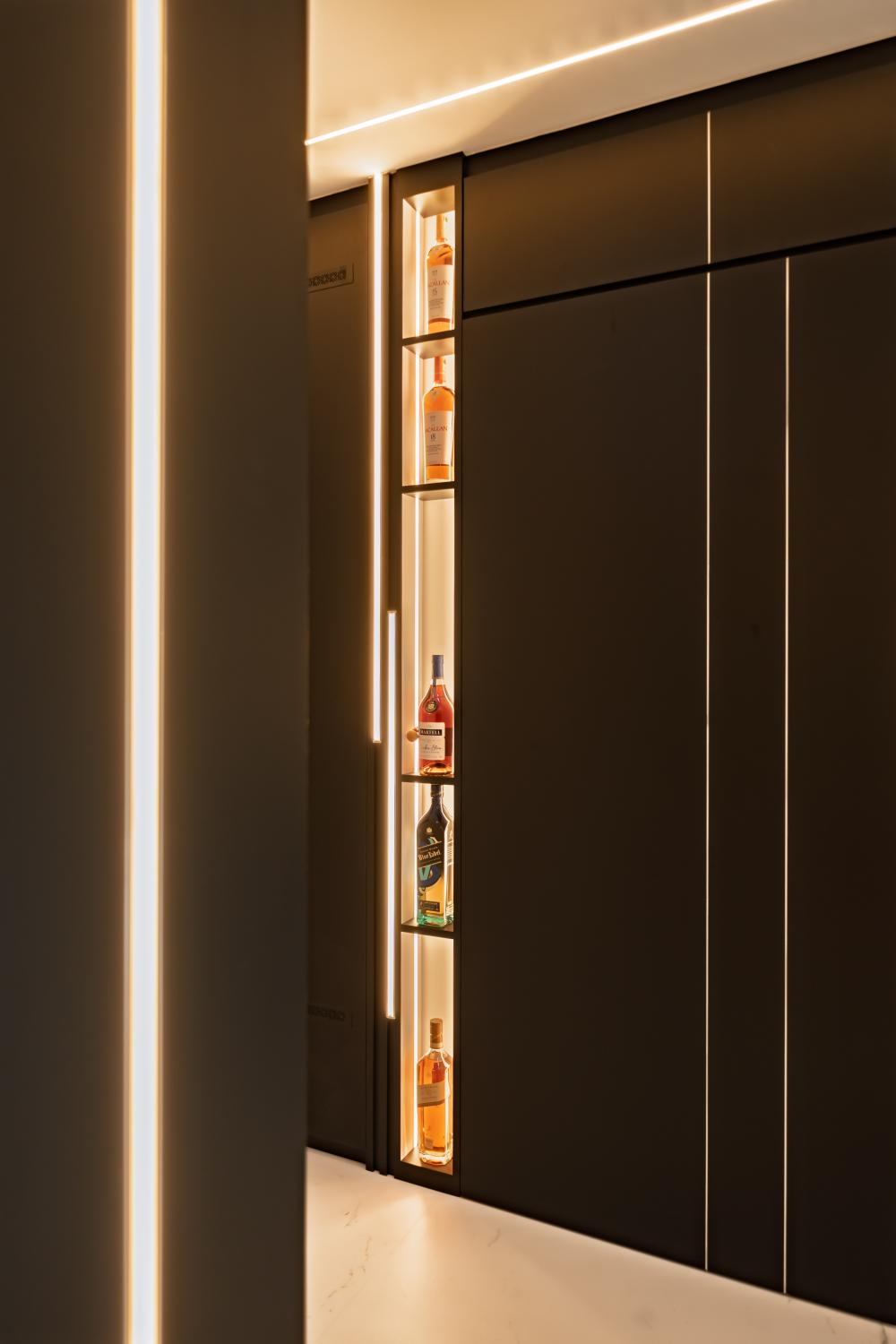 Modern Entryway with Mirror and Shoe Rack