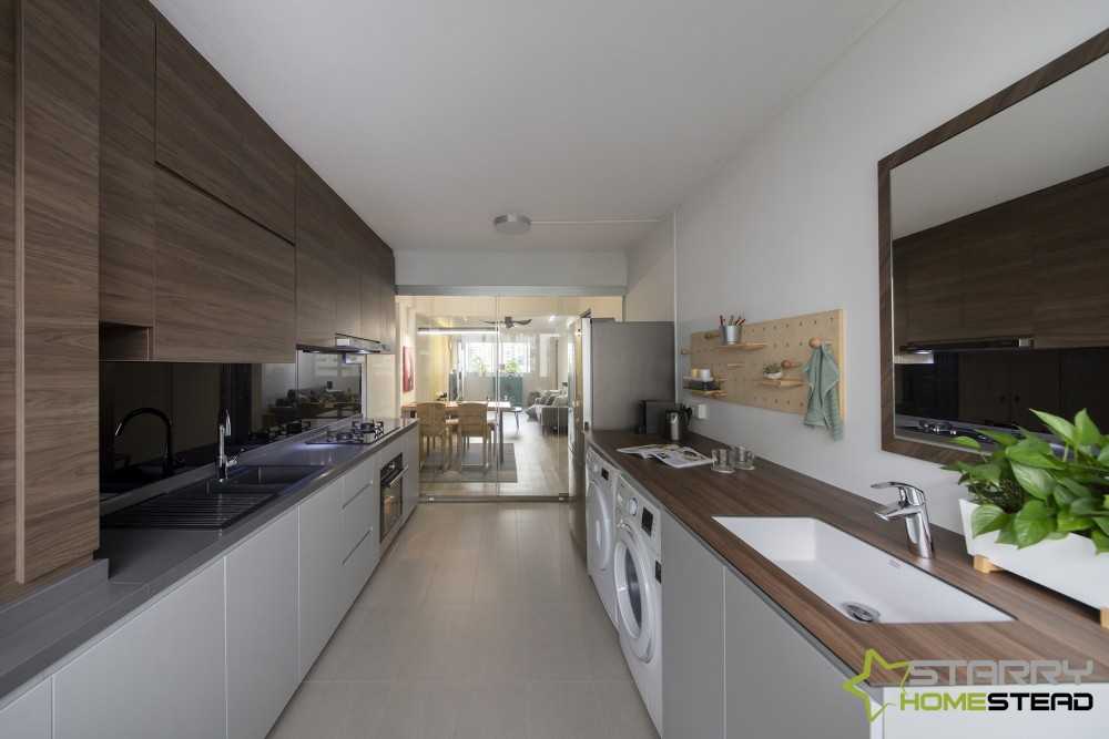 Scandinavian Kitchen with Kitchen Accessories and Kitchen Cabinets