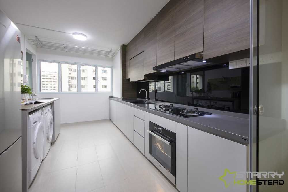 Scandinavian Kitchen with Kitchen Accessories and Kitchen Cabinets