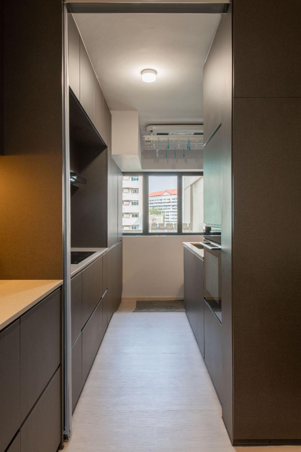 Scandinavian Kitchen with Kitchen Window and Kitchen Accessories