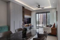 Contemporary Living Room at Resale 3 Bredroom Condo @ Oasis Garden