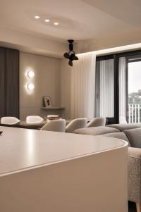 Modern Dining Room at Condominium at 46 Lakeside Dr