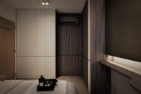 Modern Bedroom at Condominium at 46 Lakeside Dr