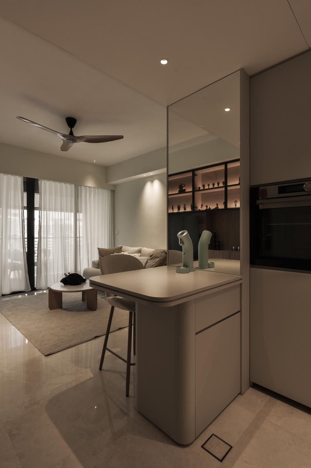 Modern Home Bar with Countertop and Bar Counter