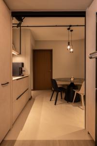 Modern Dining Room at Condominium at 179B Hougang St