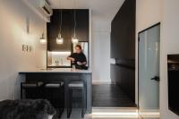 Minimalist Home Bar at Condominium at Hillview Rise, The Hillier
