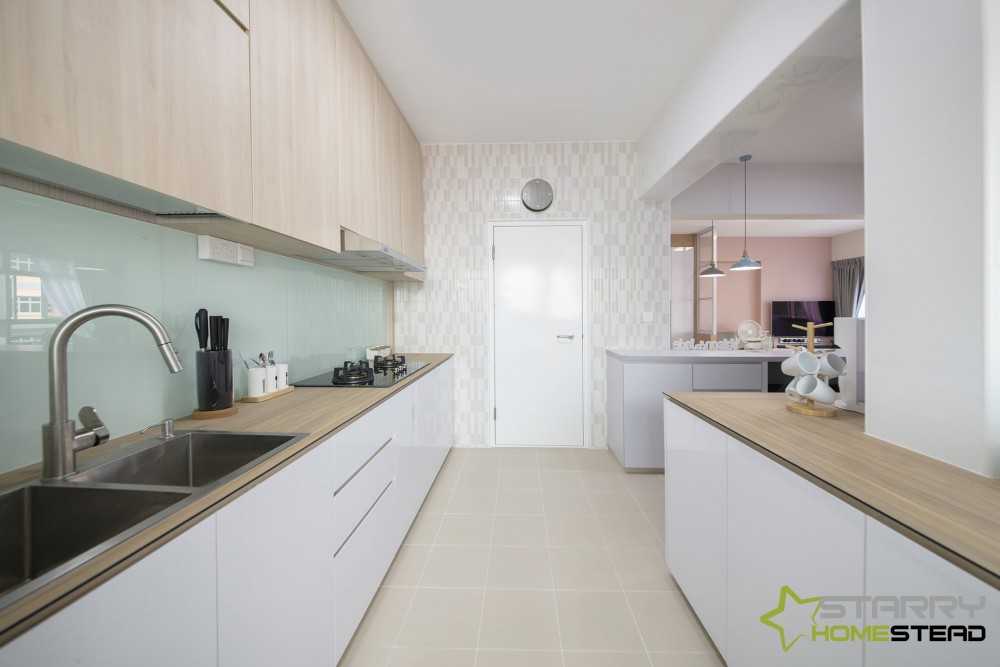 Scandinavian Kitchen with Kitchen Accessories and Kitchen Cabinets