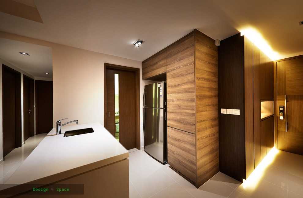 Asian Kitchen with Open Kitchen and Kitchen Accessories