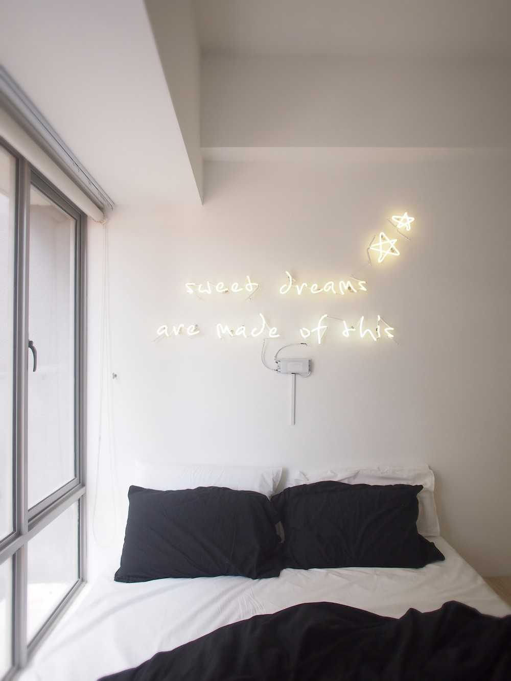 Scandinavian Bedroom with Single Bed and Bed