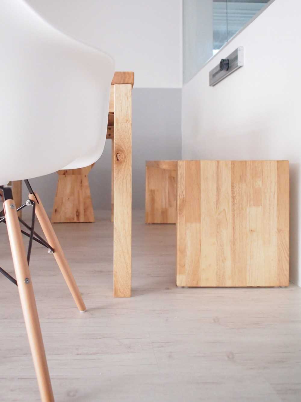 Modern Dining Room with Cove Lighting and Seating Bench