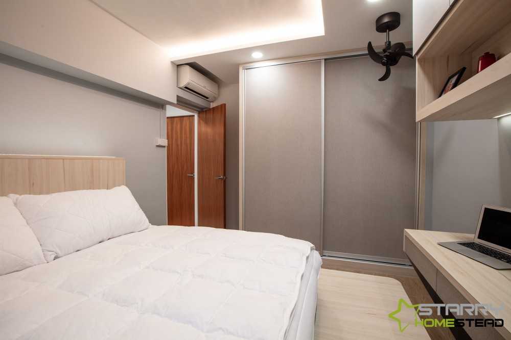 Modern Bedroom with Wardrobe and Sliding Wardrobe