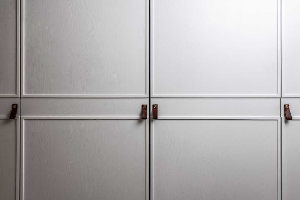 Scandinavian Pantry with Kitchen Island and Console Table