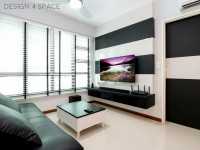 Contemporary New 4-Room HDB by Design 4 Space Pte Ltd