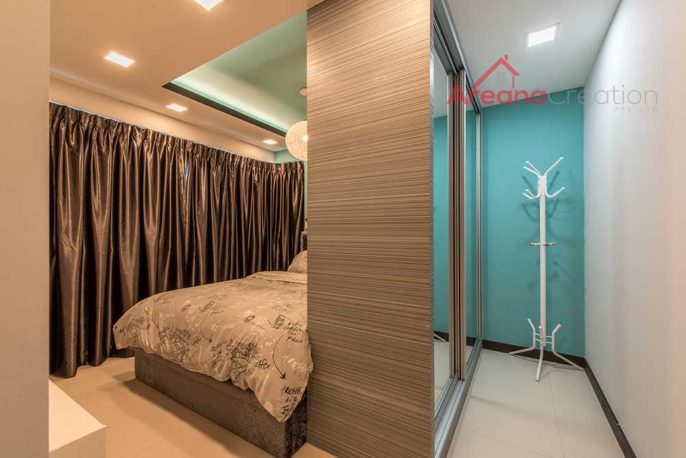 Modern Bedroom with Cove Lighting and Wardrobe