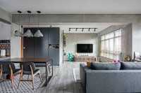 Industrial New 4-Room HDB by DB Studio Pte Ltd